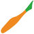 Силиконовая приманка Helios Vigor (9.5см) orange & green (упаковка - 7шт)