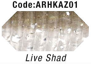 Силиконовая приманка Herakles Ghost Shad (10см) Live Shad (упаковка - 8шт)