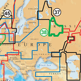 Карта Navionics Gold 38XG /SD (Центр. регион)