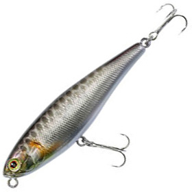 Воблер Jackall Bonnie 85 hl silver & black
