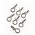 Застежка Yarie Snap Ring No.530 # S-5lb (0.4мм/2.3кг)