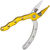 Мультиинструмент Kahara 4.5inch Aluminum pliers (116мм) Lemon/Silver