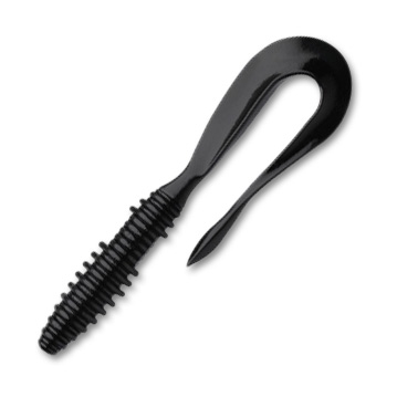 Твистер Keitech Mad Wag 7 001 Black