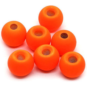 Груз-головка латунная бусинка Kosadaka (0.1г) Orange (упаковка - 10шт)