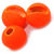 Груз-головка вольфрамовый бусинка с прорезью Kosadaka (0.15г) Orange (упаковка - 7шт)