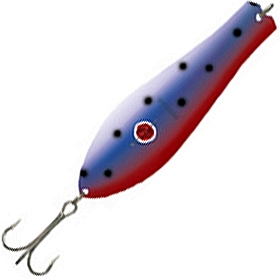 Блесна Kuusamo Professor 1, 115/36 (бусинка) BL/R/BLU/W-C