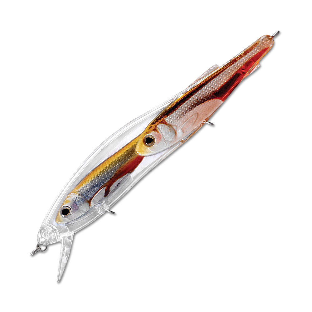 Воблер LiveTarget Emerald Shiner Baitball Jerkbait 800 Pearl/Flesh