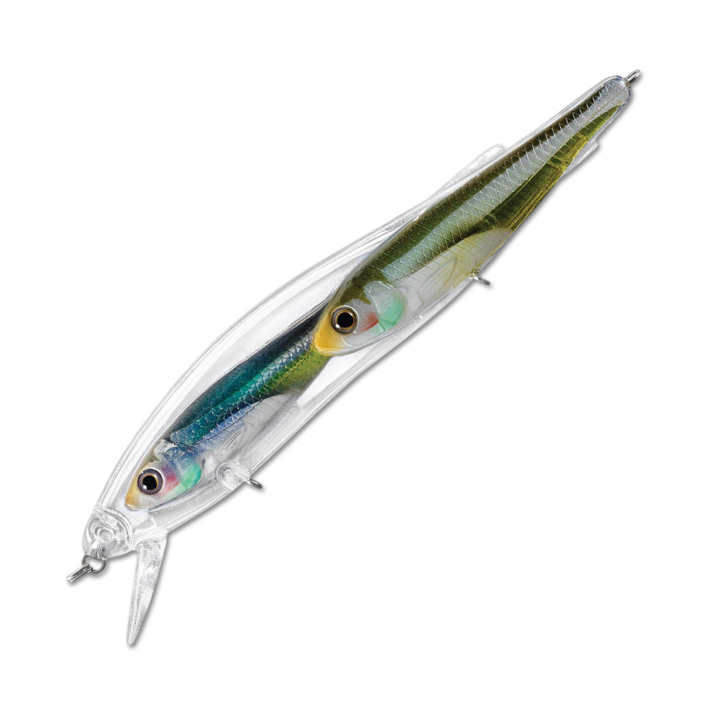 Воблер LiveTarget Emerald Shiner Baitball Jerkbait 801 Pearl/Olive