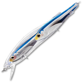Воблер LiveTarget Emerald Shiner Baitball Jerkbait 803 Pearl/Blue