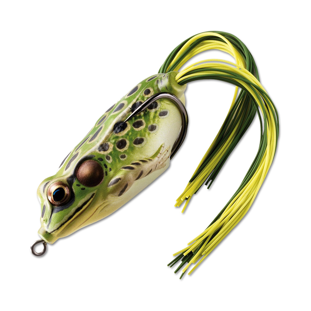 Мягкая приманка LiveTarget Frog Hollow Body 500 Green/Yellow