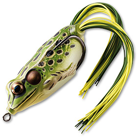 Мягкая приманка LiveTarget Frog Hollow Body 500 Green/Yellow