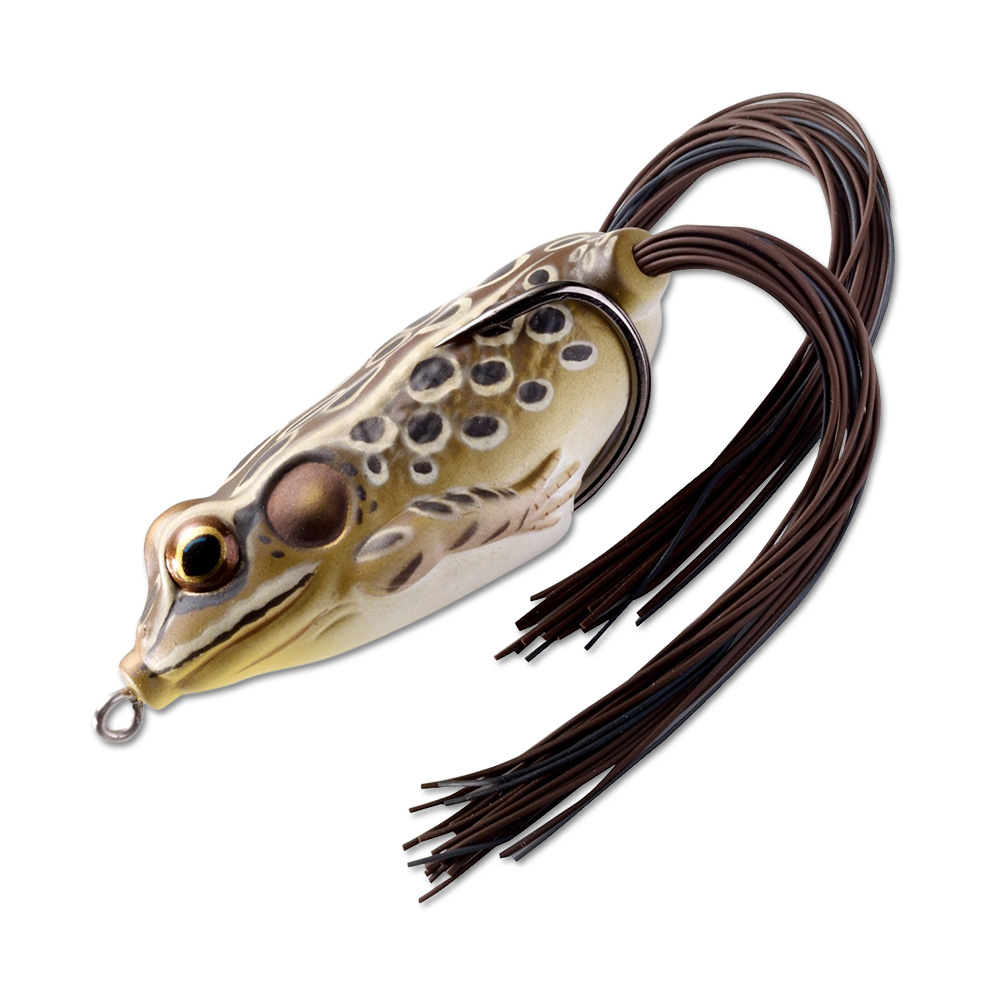 Мягкая приманка LiveTarget Frog Hollow Body 502 Tan/Brown