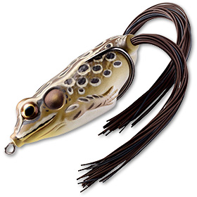 Мягкая приманка LiveTarget Frog Hollow Body 502 Tan/Brown