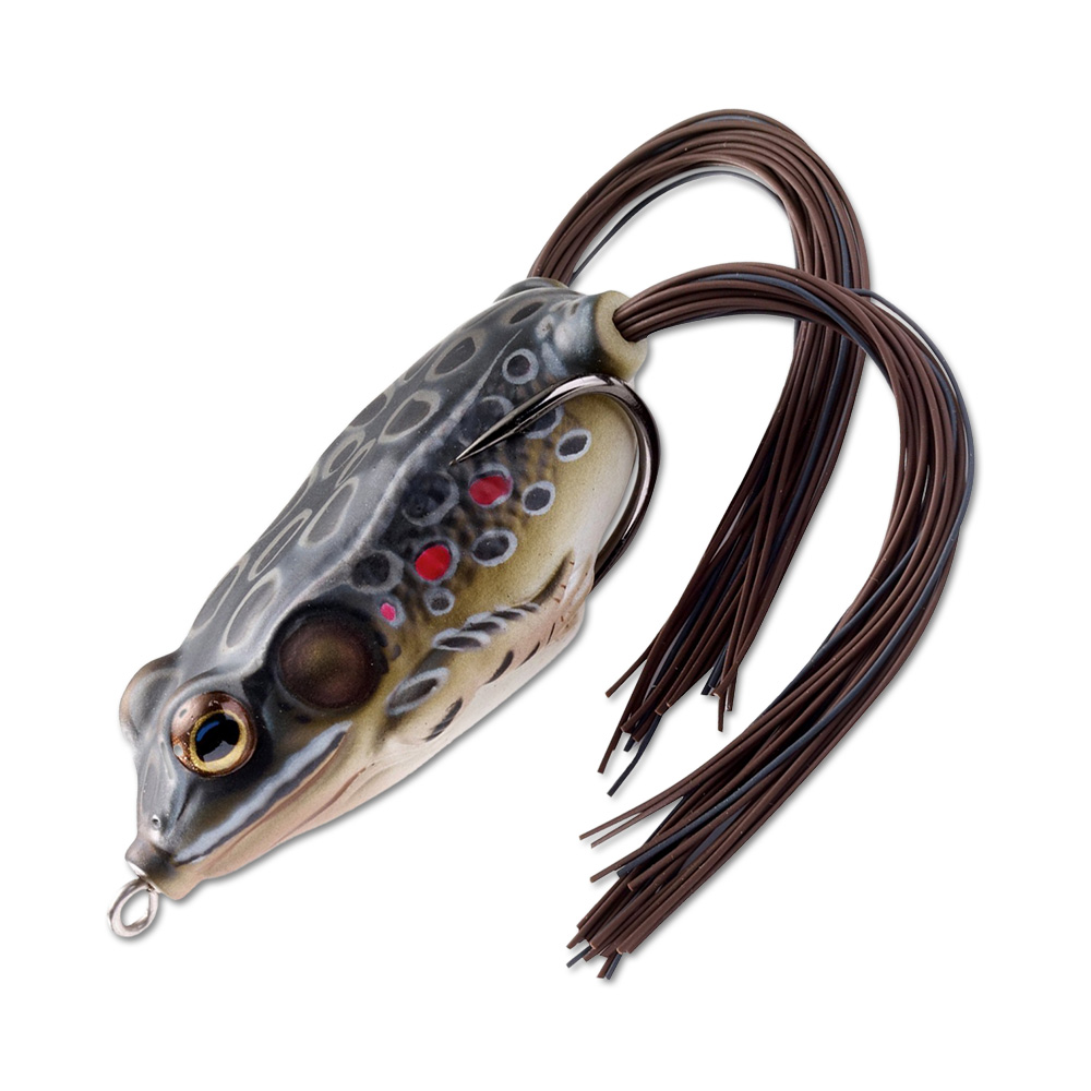 Мягкая приманка LiveTarget Frog Hollow Body 503 Brown/Black