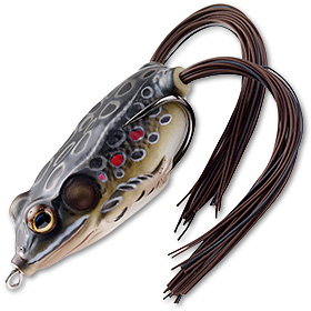 Мягкая приманка LiveTarget Frog Hollow Body 503 Brown/Black