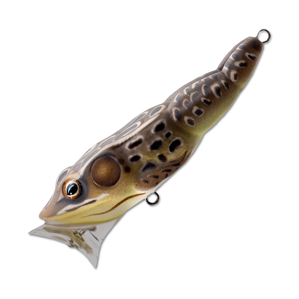 Воблер LiveTarget Frog Popper 502 Tan/Brown