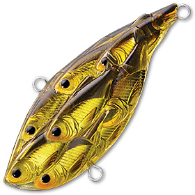 Воблер LiveTarget Yearling Rattlebait 65S 814 Gold/Black