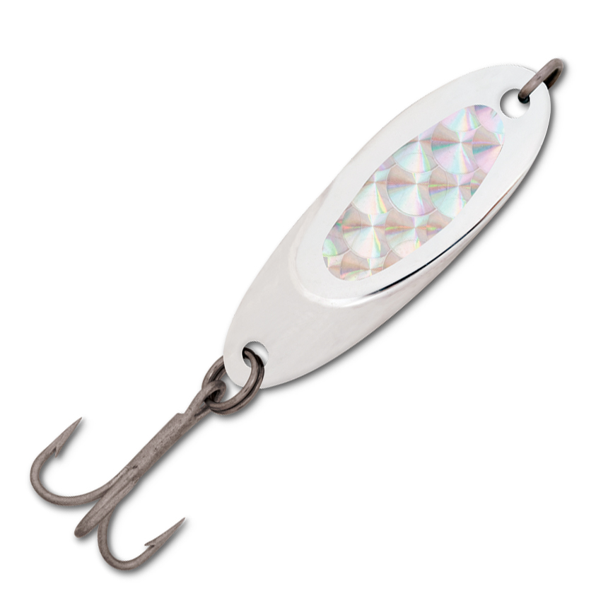 Блесна Luhr Jensen Cast Champ Chrome/Silver Prism-Lite (14г)