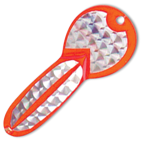 Блесна Luhr Jensen Loco Fire/Silver Prism-Lite Brass Back (9,5г)