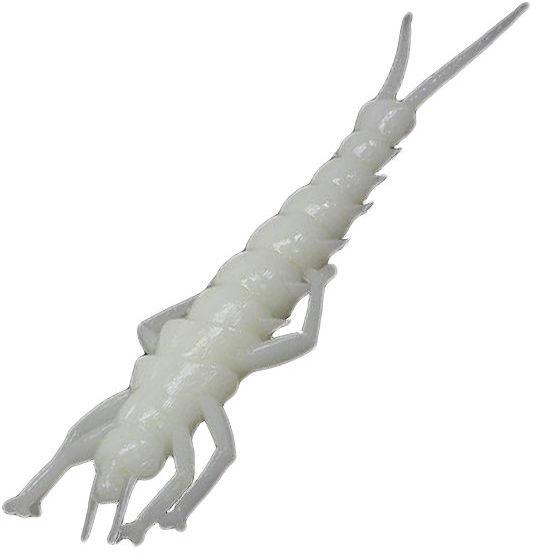 Мягкая приманка LureMax Stone Fly 1.5/4.5см 009 White UV