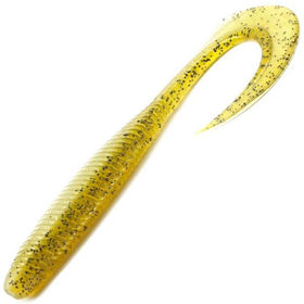 Силиконовая приманка Megabass Kemuri Curly (11.4см) green pumpkin shad (упаковка - 7шт)