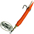 Блесна Mepps Aglia Flying C AG/OR (серебро/оранжевый) №1 (10г)