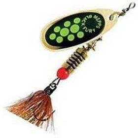 Блесна Mepps Comet Black Fury Mouche OR (Gold/Chartreuse) №00 (1.5г)