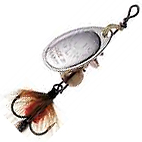 Блесна Mepps Aglia Mouche AR/RG (серебро/красный) №00 (1.5г)