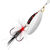 Блесна Mikado M-Grub (с кисточкой) №3 (9г) Silver/Black Tiger