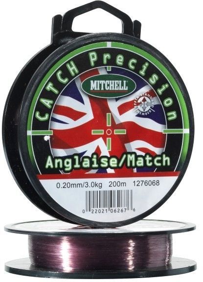 Леска Mitchell Catch Precision Anglaise Match 200м 0.12мм (светло-коричневая)