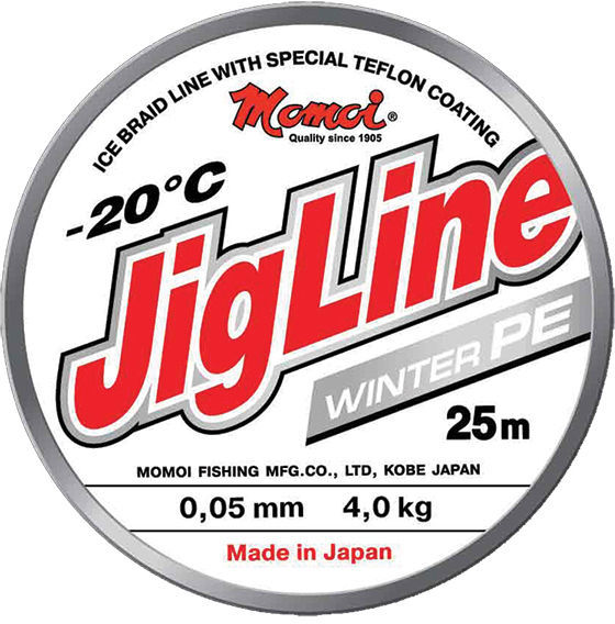 Шнур зимний Momoi JigLine Winter PE 25м 0.05мм 4кг