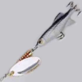 Блесна Mosca Canaro with Spinner SN (серебро/натуральный) 3,5г