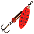 Блесна Mosca Longet Fluo RdB (красный/черный) №1 (2г)