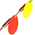 Блесна Mosca Tandem Yl+R (желтый+красный) 6,5г