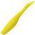 Виброхвост Mottomo Hitman 9см Soft Yellow (упаковка - 10шт)