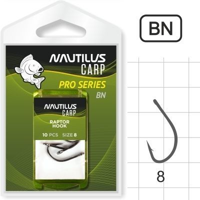 Крючок Nautilus Pro Series Raptor Hook BN №8