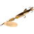 Блесна вертушка Norstream Combat Minnow № 3 gold silver minnow