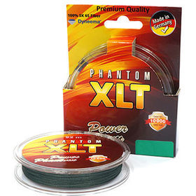 Плетеная леска Power Phantom XLT 4x Green 92м 0.20мм 15.10кг