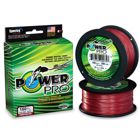 Леска плетеная Power Pro 275м 0,10мм красная