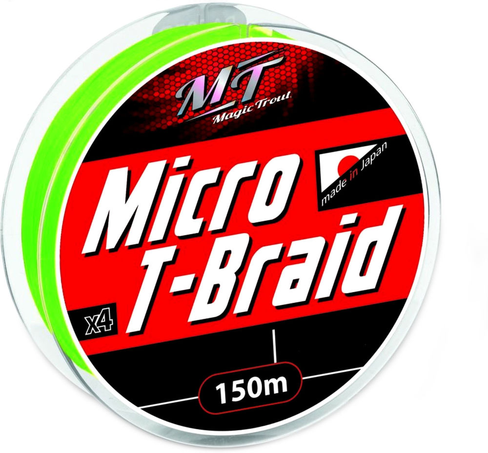 Леска плетеная Quantum Magic Trout Micro T-Braid Fluoro 150м 0.04мм