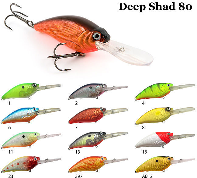 Воблер Raiden Deep Shad 80F (20г) 397