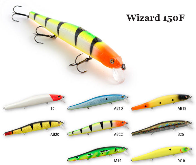 Воблер Raiden Wizard 150F (26г) 16