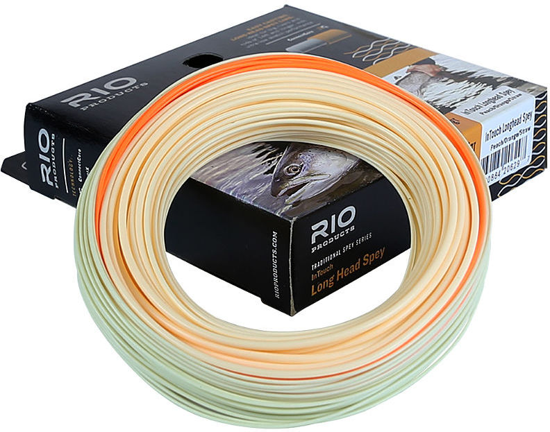 Шнур RIO InTouch Long Head Spey 620gr, 7/8wt, Peach/Orange/Straw