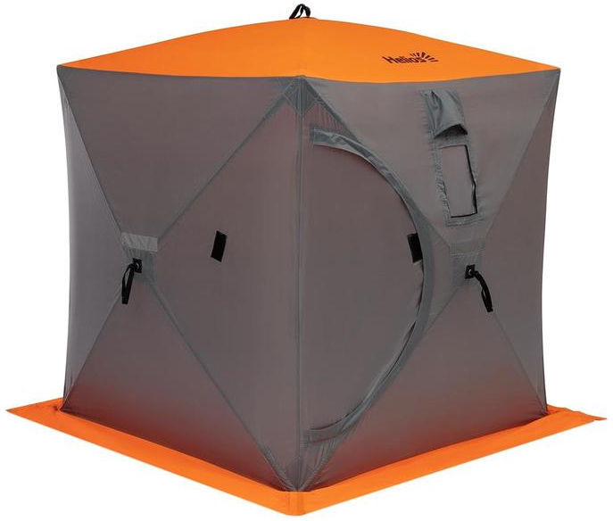 Палатка зимняя Helios Куб orange lumi/grey