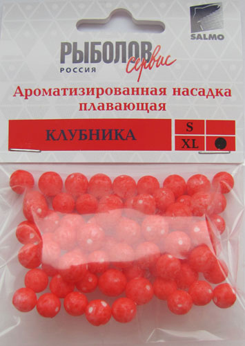 Насадки искусственные XL Клубника красный цвет