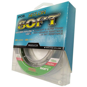Лескa Ryobi Nitlon Soft Brown 150м 0.148мм (коричневая)