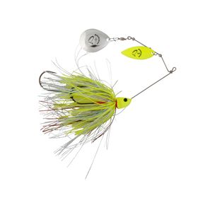 Блесна Savage Gear DaBush Spinnerbait 32g 3 Yellow Silver Holo Flame