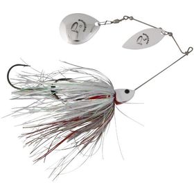 Блесна Savage Gear DaBush Spinnerbait 32g 3 White Silver Holo Flame