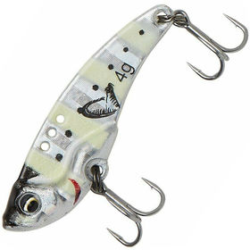 Блесна-цикада Savage Gear Vib Blade SW Fast Sinking (4г) Zebra Glow