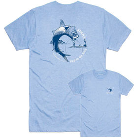 Футболка Simms Bow To The King T-Shirt (Light Blue Heather) р.L